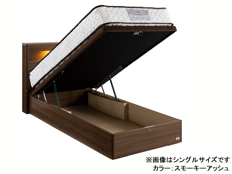 ハリウッド 4008 DXリフティング収納 ベッドフレーム シングル