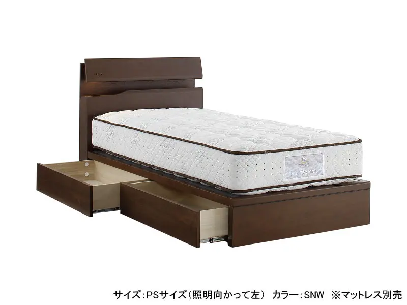 ホテルスタイル 599 引出し付き ベッドフレーム ダブル
