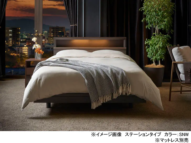 ホテルスタイル 601 引出し付き ベッドフレーム ダブル