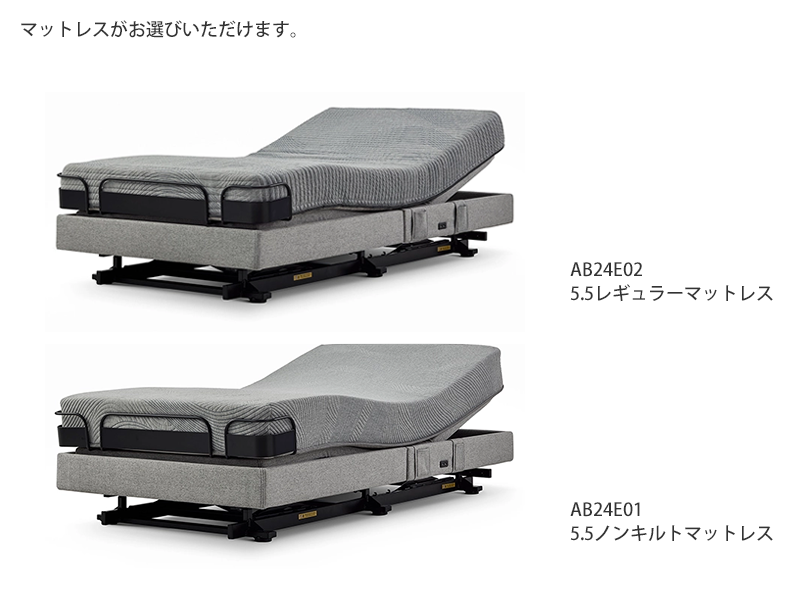 iDモーション 4モーター BSフラット2 電動ベッド(5.5マットレス付き)非課税 シングル