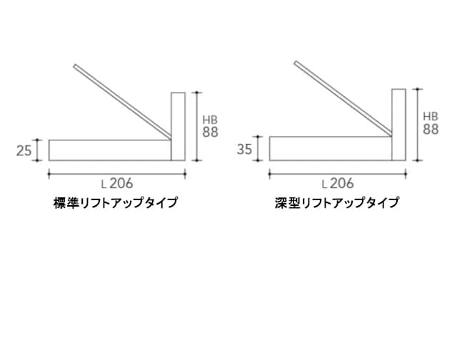 ビューティレストセレクション シェルフスリム リフトアップ ベッドフレーム セミダブル