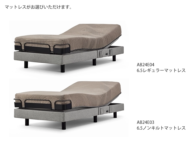 iDモーション 2モーター BSフラット2 電動ベッド(6.5マットレス付き)セミダブル