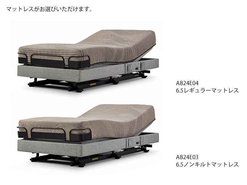 iDモーション 3モーター BSフラット2 電動ベッド(6.5マットレス付き)セミダブル