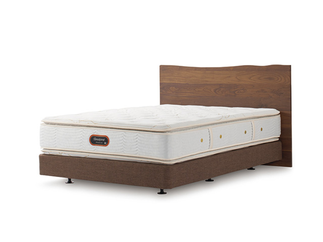 コルダータ ダブルクッション ベッド (ヘッドボード + ボックススプリング セット）クイーン ２ボックス