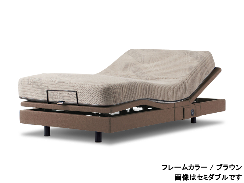 シムレスト 2モーター 電動ベッド （6.5マットレス付き）シングル