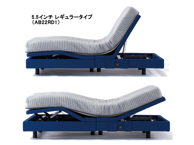 シムレスト 2モーター 電動ベッド （6.5マットレス付き）シングル