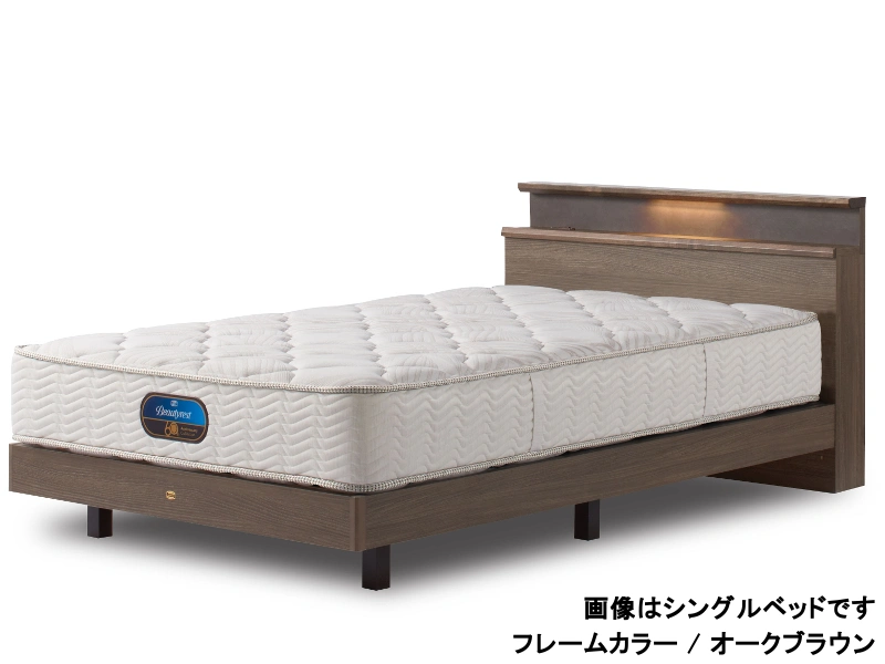 ステイトリー60 レッグ + 6.5インチポケット（AB24604）ダブルベッド（マットレス付き）