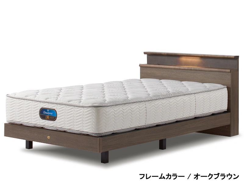ステイトリー60 レッグ + 7.5インチポケット（AB24603）シングルベッド（マットレス付き）