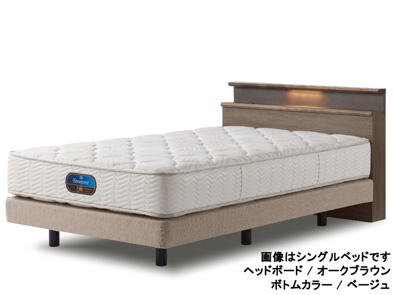 ステイトリー60 ダブルクッション + 6.5インチポケット（AB24604）ダブルベッド（マットレス付き）