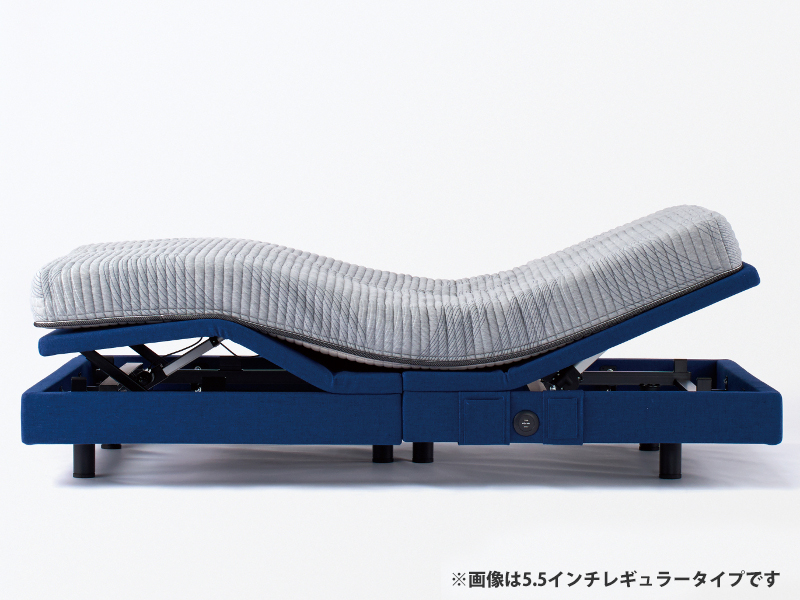 〇 シムレスト 2モーター 電動ベッド （6.5マットレス付き）セミダブル