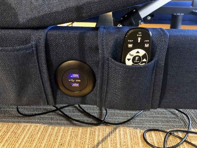 〇 シムレスト 2モーター 電動ベッド （6.5マットレス付き）セミダブル