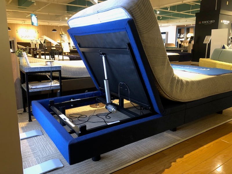 〇 シムレスト 2モーター 電動ベッド （6.5マットレス付き）セミダブル