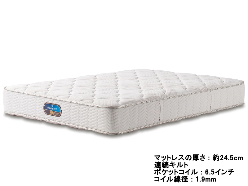 シモンズ60 6.5インチ 両面タイトトップ 環境配慮モデル マットレス AB24604