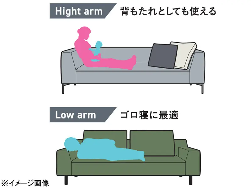 バリタ HLソファ1870 スチール脚(H170)
