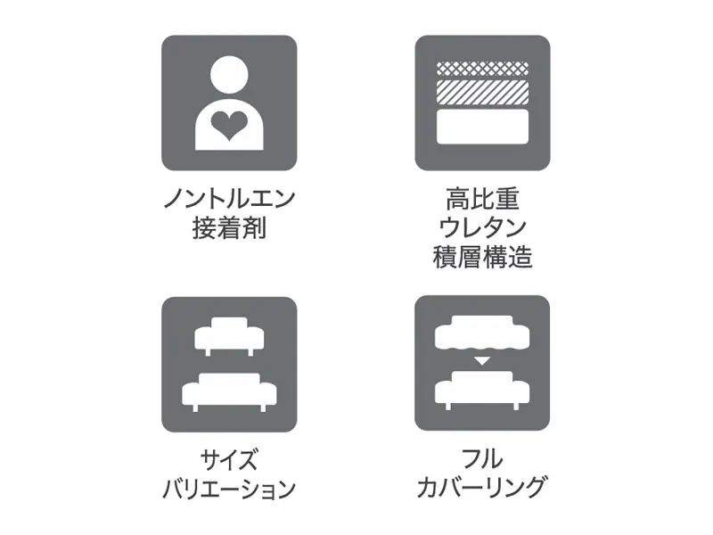 ブランチ 2アームベース1900 木脚(H180)