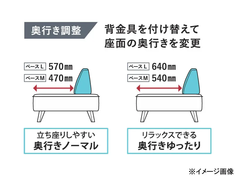 パルテ I型 背クッション