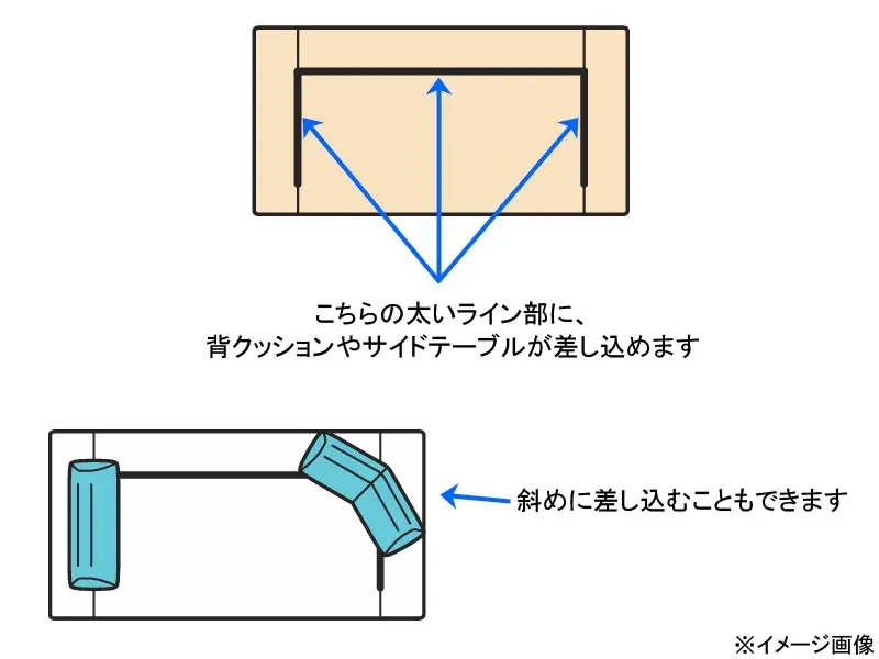 パルテ サイドテーブル