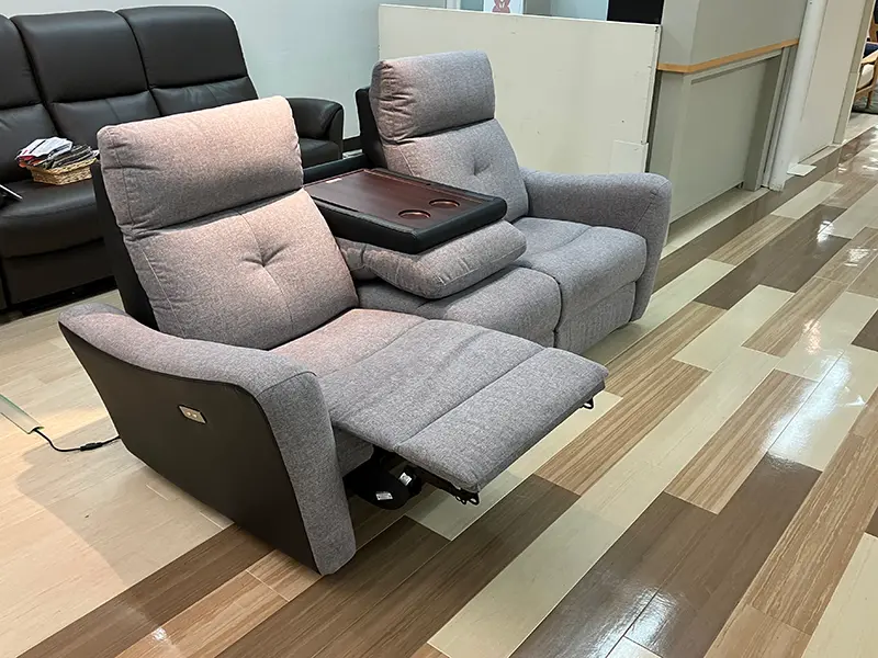 OLIVA 3P 電動ソファ ファブリック(GRANTE)