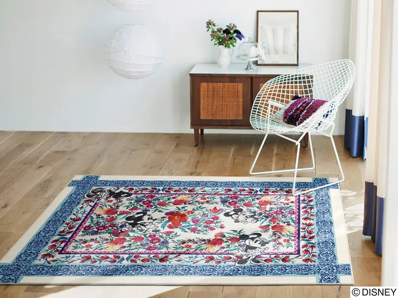ミッキー DRM-1060 ロイヤルガーデンラグ
