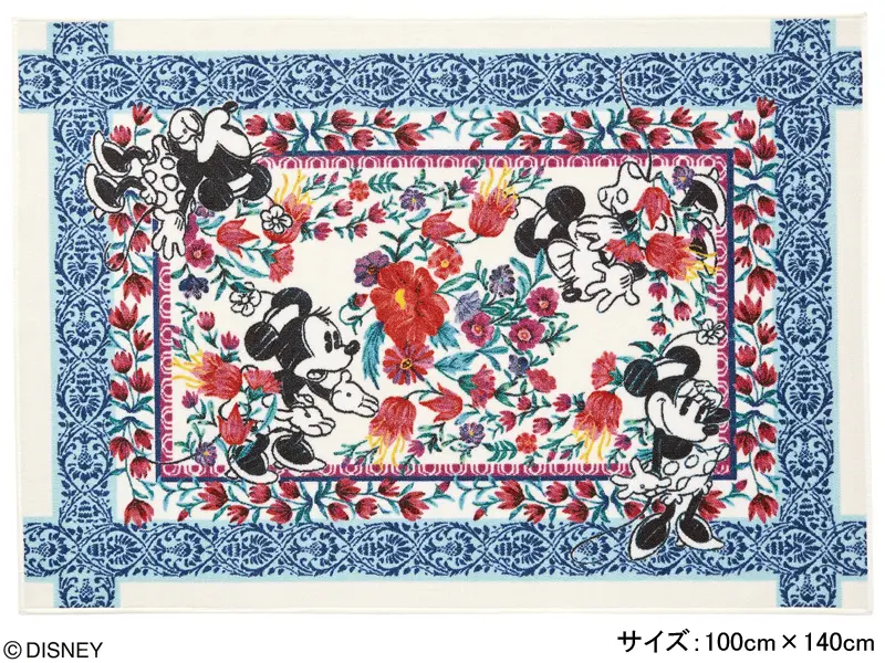 ミッキー DRM-1060 ロイヤルガーデンラグ