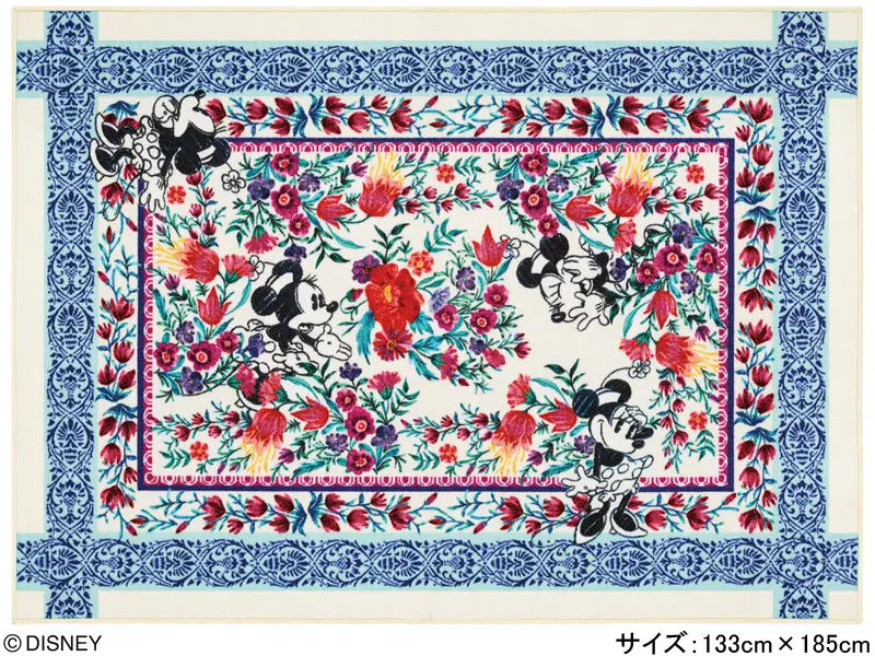 ミッキー DRM-1060 ロイヤルガーデンラグ