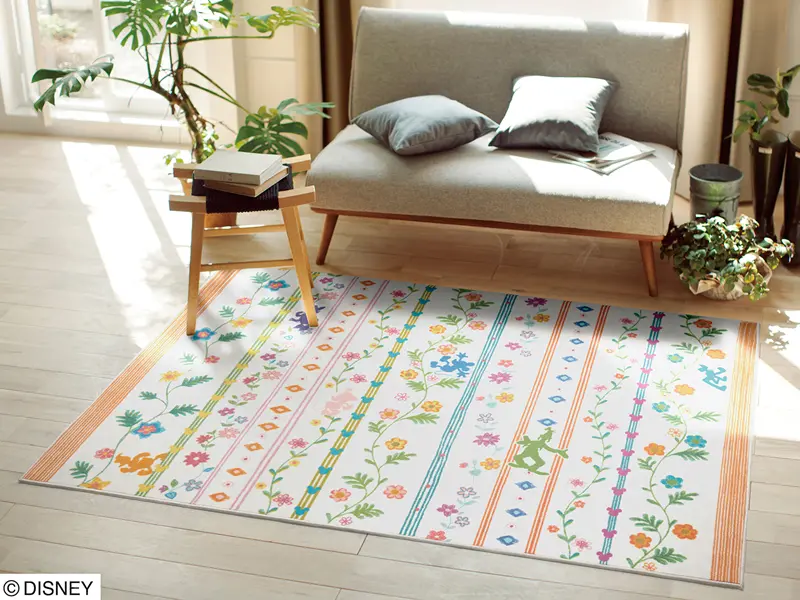 ミッキー DRM-1061 ワイルドグラス 140×200 ラグ