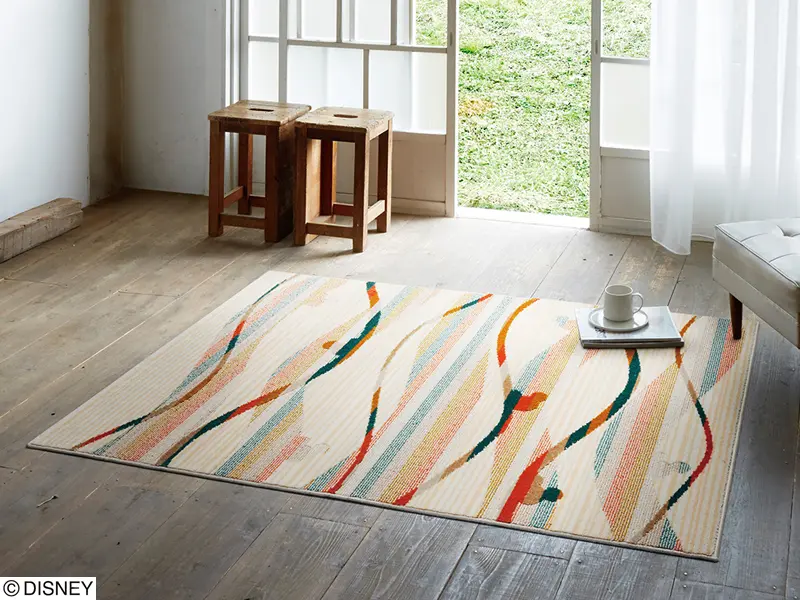 ミッキー DRM-106A キャンディライン 90×130 ラグ