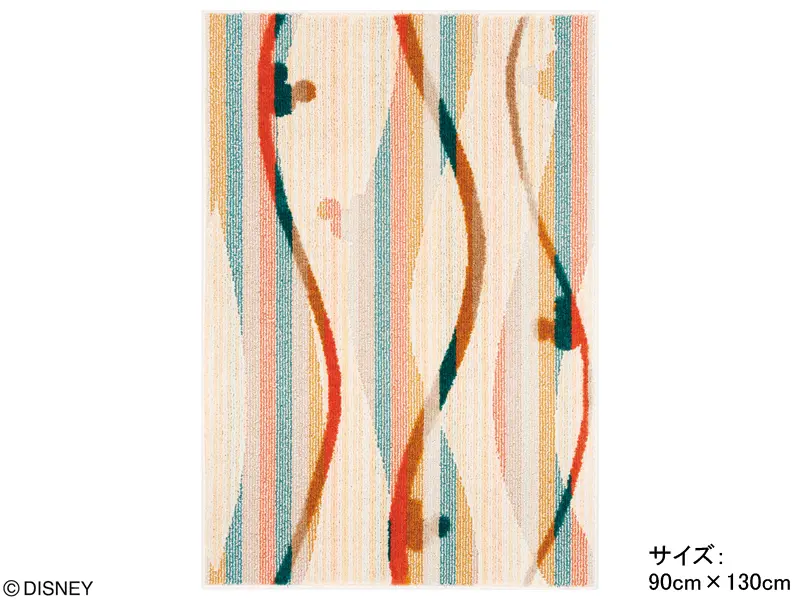 ミッキー DRM-106A キャンディライン 90×130 ラグ