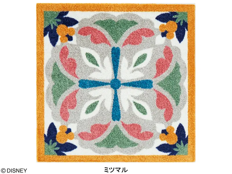 ミッキー DYM-1068 デコレーションラグ（50cm×50cm 6枚入り）