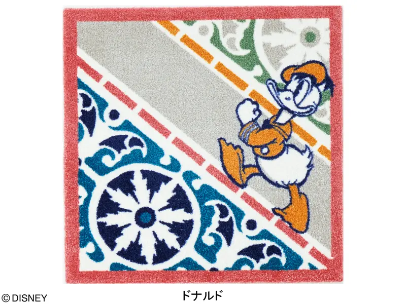 ミッキー DYM-1068 デコレーションラグ（50cm×50cm 6枚入り）