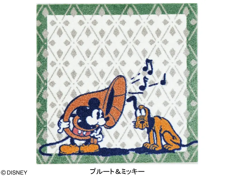 ミッキー DYM-1068 デコレーションラグ（50cm×50cm 6枚入り）