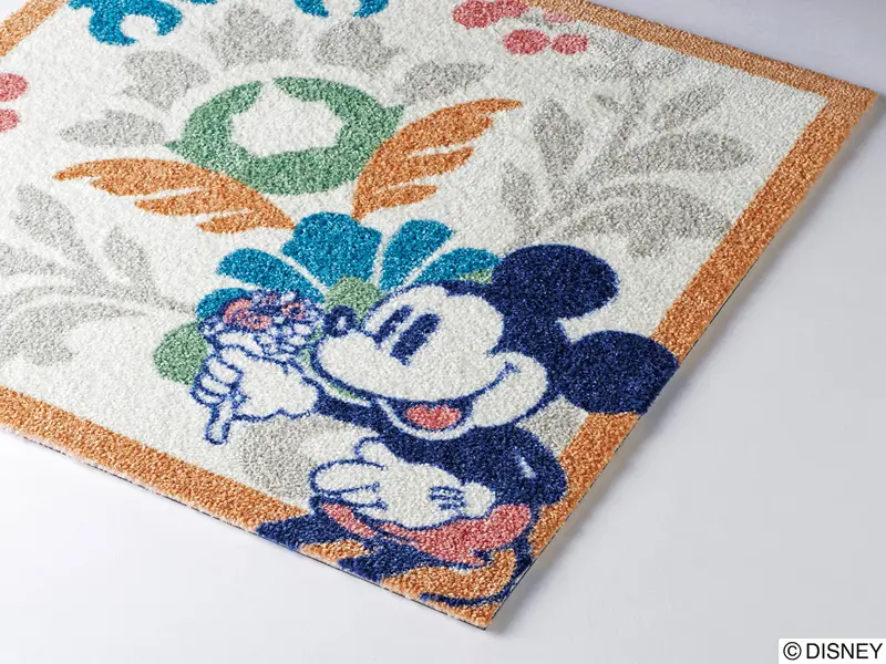 ミッキー DYM-1068 デコレーションラグ（50cm×50cm 6枚入り）