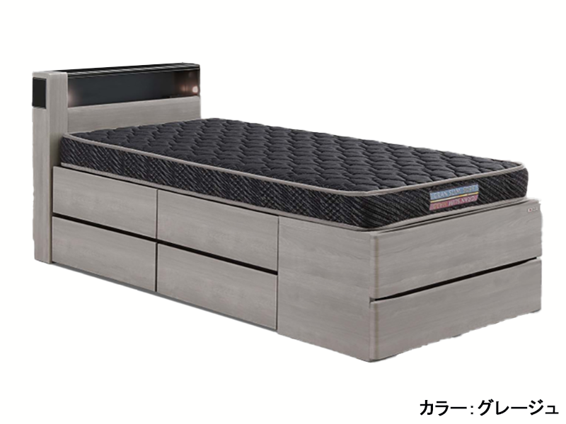 チェスタ フットBOXタイプ ベッドフレーム セミダブル