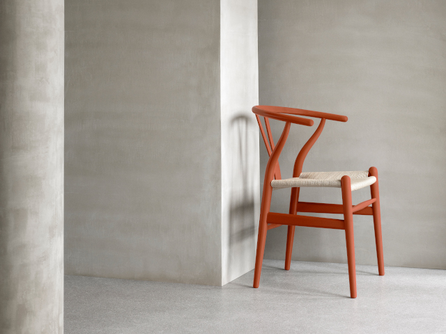 CH24 / Yチェア テラコッタ HANS J. WEGNER CH24 SOFT BY ILSE CRAWFORD