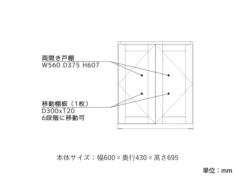 イデアール 60 キャビネット