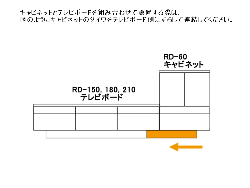 RD-150 テレビボード