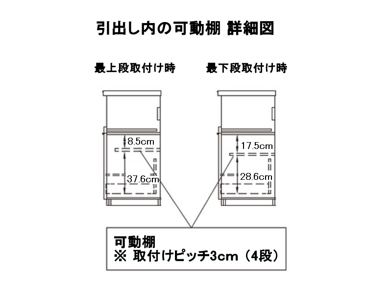 IDAｰS1000R / 1000R オープンボード 幅100cm 引出しタイプ