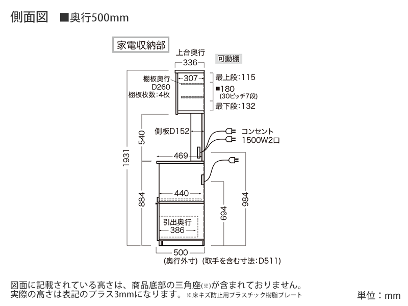 NWB-1200R / S1200R オープンボード スイングドア 幅120cm