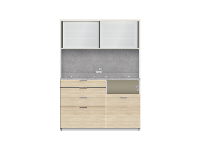 RU-1400R / S1400R オープンボード 幅140cm 引出しタイプ