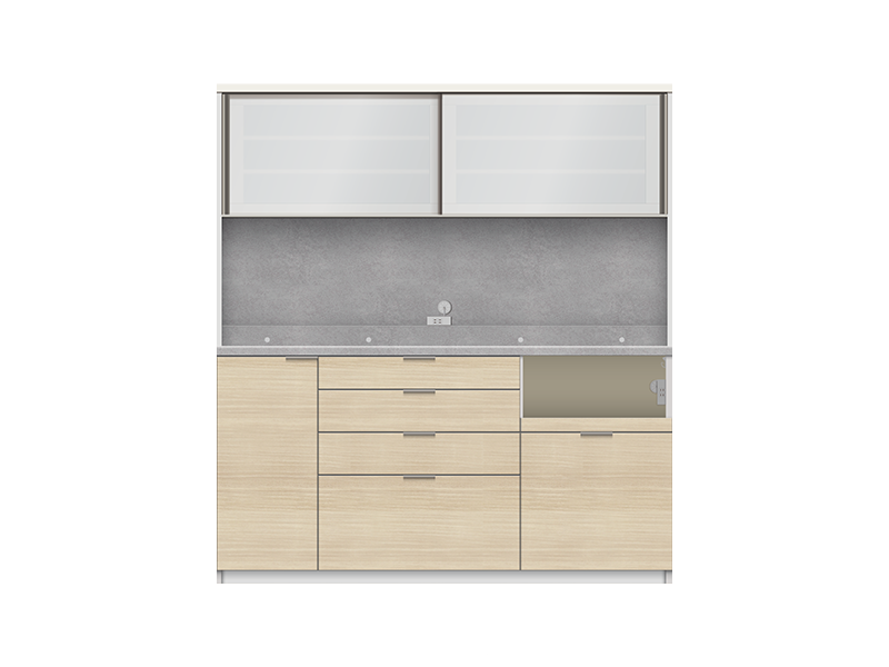 RU-1800R / S1800R オープンボード 幅180cm 引出しタイプ