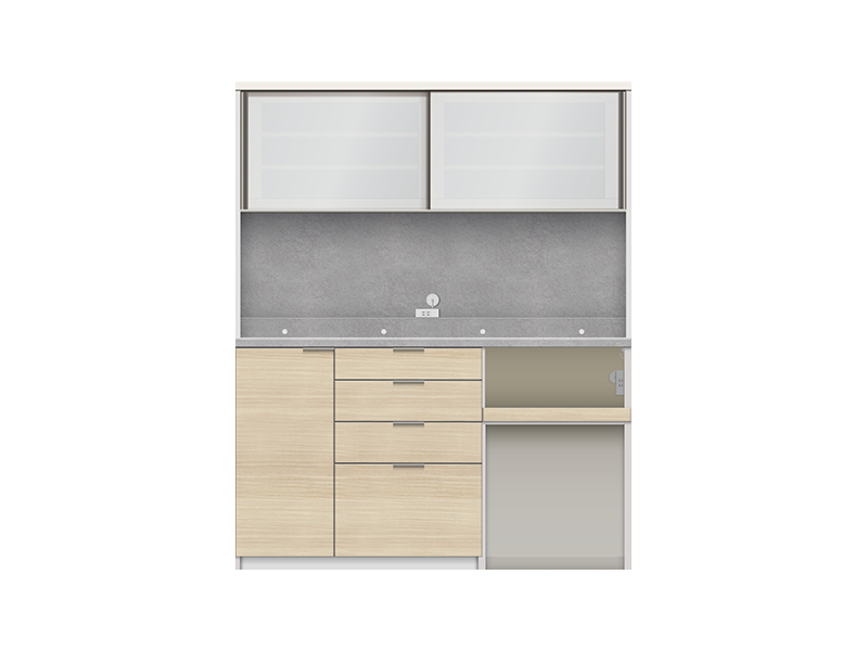 RU-1602R / S1602R オープンボード 幅160cm 下台オープンタイプ