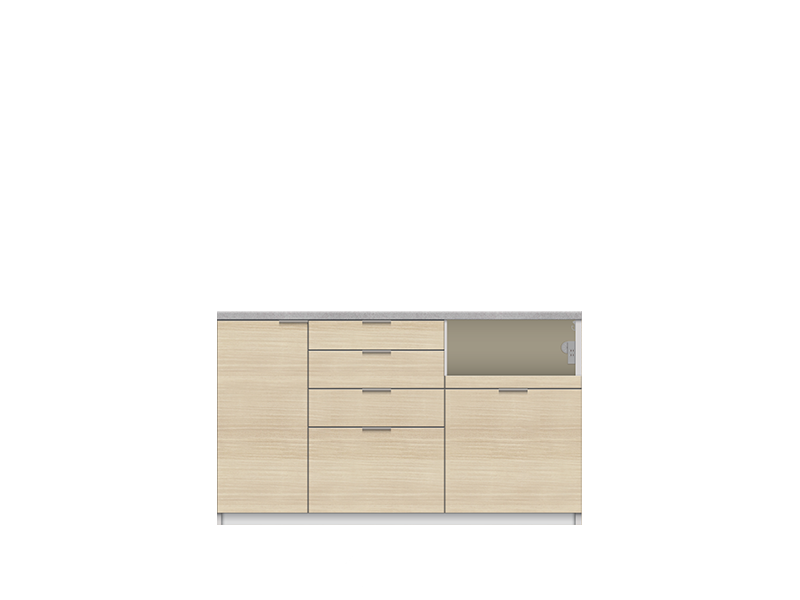 RU-1600R / S1600R 下台 幅160cm 引出しタイプ