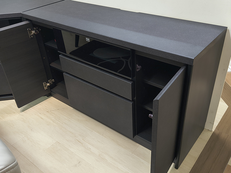 ディアス 120 サイドボード+コーナーボード ブラック2点セット