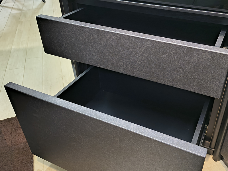 ディアス 120 サイドボード+コーナーボード ブラック2点セット