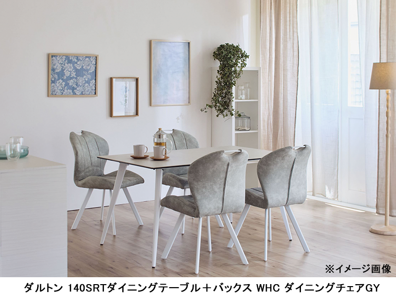 ダルトン 140SRT ダイニングテーブル 脚ホワイト