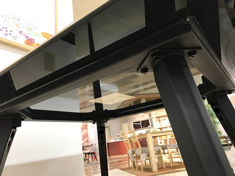 ダルトン 120SRT ダイニングテーブル 脚ブラック 幅120cm