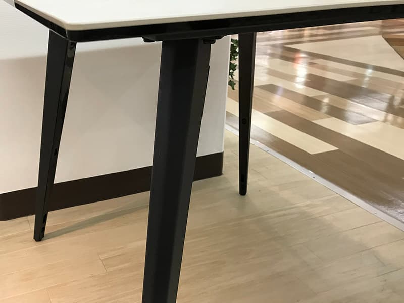 ダルトン 140SRT ダイニングテーブル 脚ブラック 幅140cm