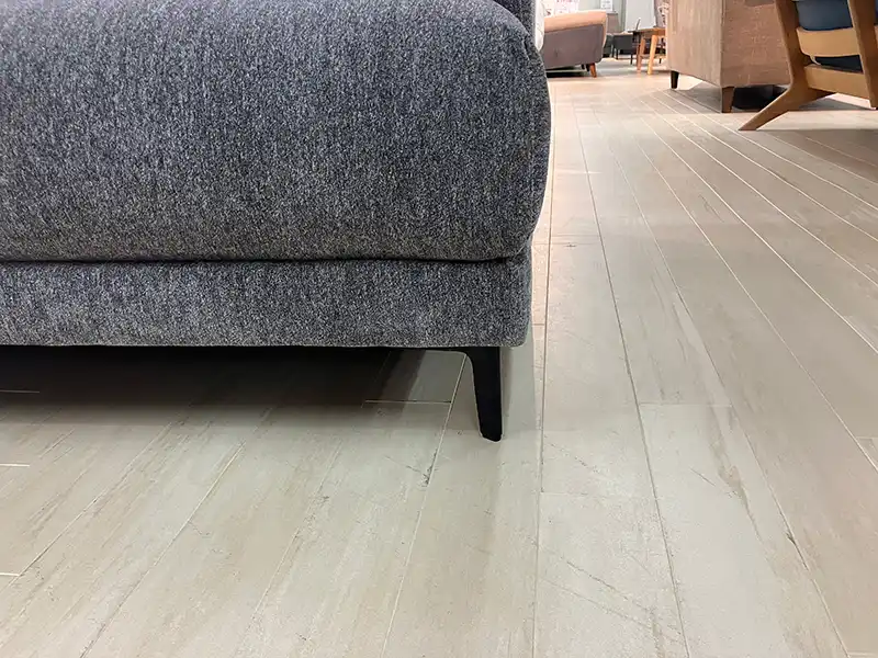 ブレス 3Pソファ (KD) + ブレス スツール GY