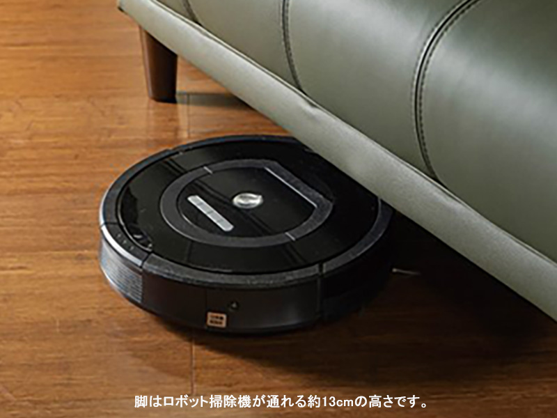 グレース 革／PVC 2人掛けソファ