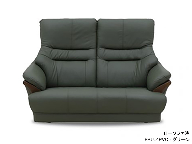 グレース2 EPU／PVC 3人掛けソファ